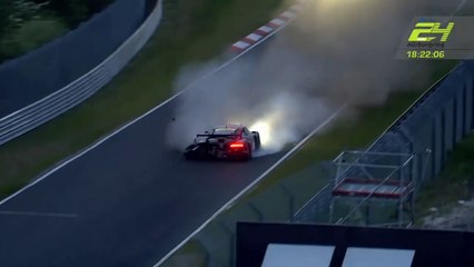 24h of Nurburgring 2018 Vanthoor Big Crash