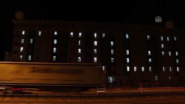 Kyk Yurtlarında Kalan Öğrenciler İsrail'i Protesto Etti