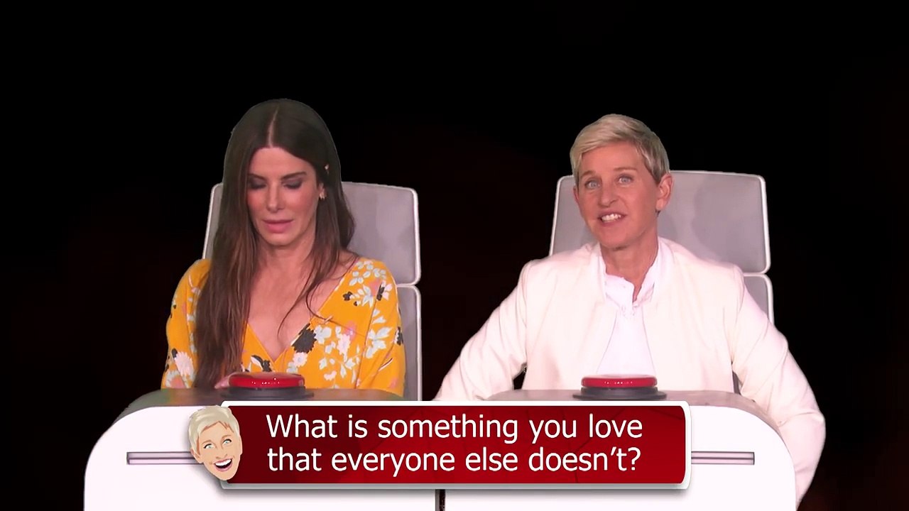Sandra Bullock Answers Ellen's Burning Questions