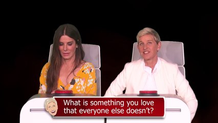 Sandra Bullock Answers Ellen's Burning Questions