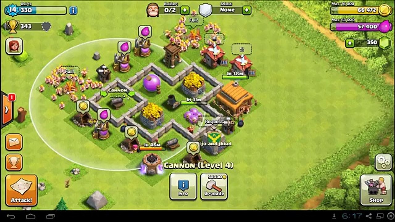 Clash of Clans Town Hall 3 Farming Defense Base Layout Guide