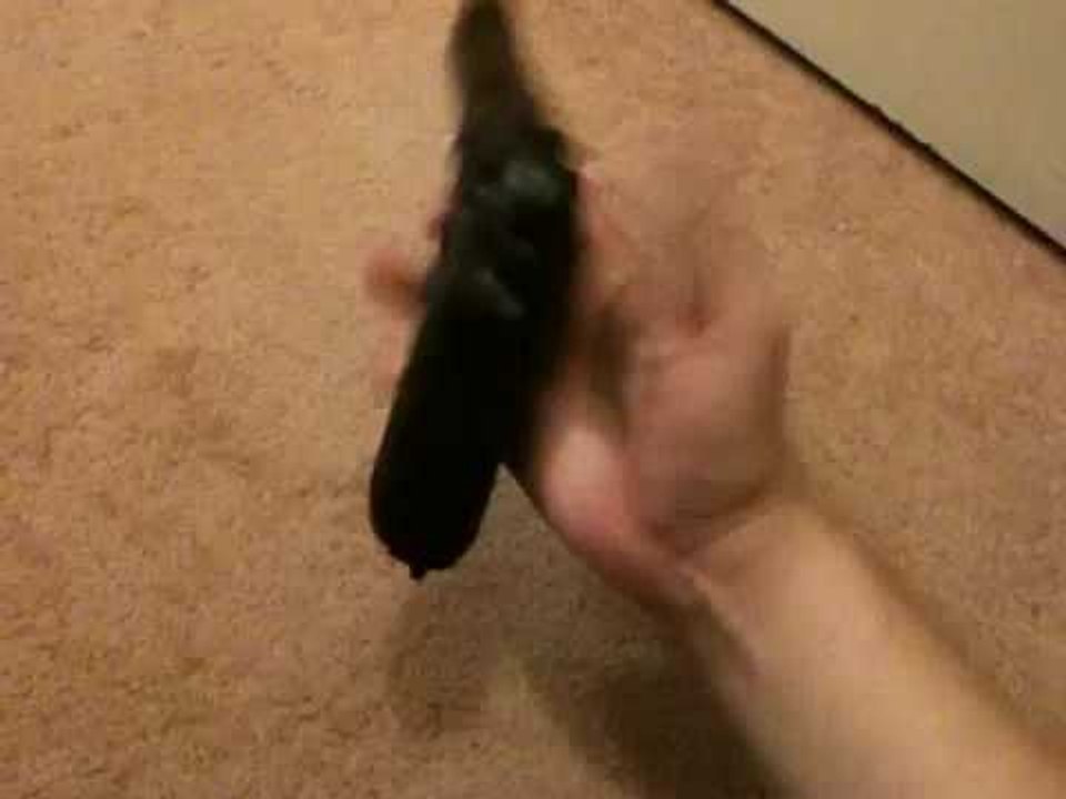 Playing with airsoft Beretta M92