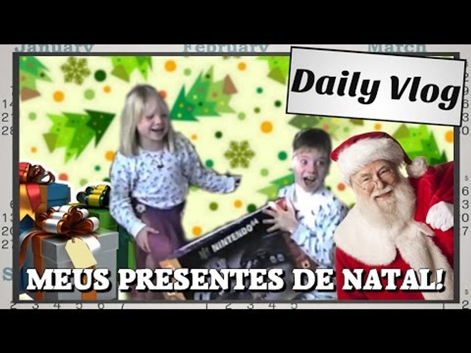 Meus presentes de Natal!