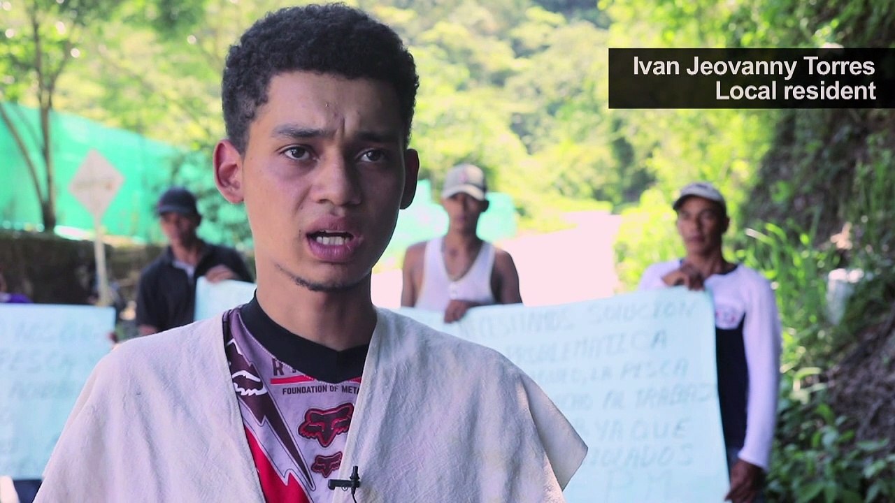 River flooding in Colombia causes devastation for locals