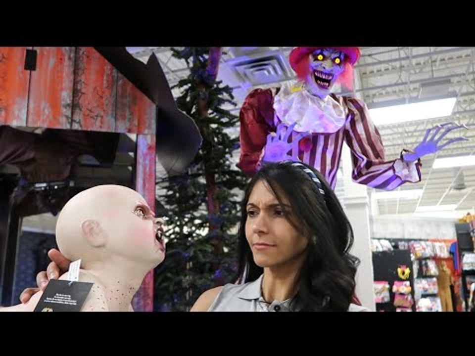 Fomos numa loja de Halloween!