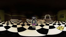 Five Nights At Freddys - FUNTIME FOXY VISION! - 360° Minecraft Video