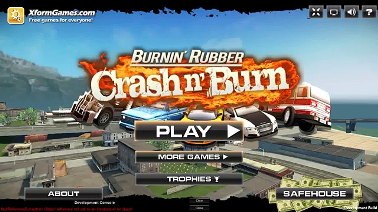 Burnin Rubber Crash n Burn gameplay mission 1 incomplete