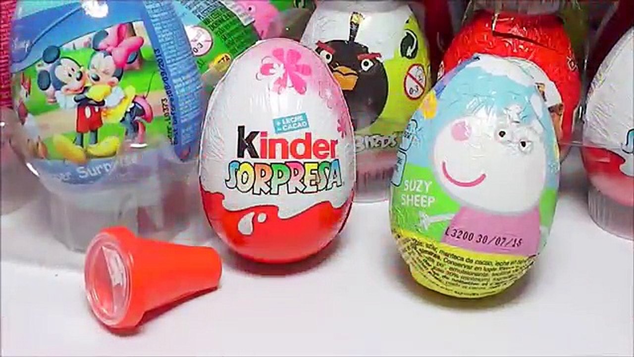 3 HUEVOS SORPRESA PEPPA PIG, MAGIC KINDER PRINCESAS COLECCIÓN new Y BABY. KINDER SURPRISE