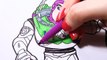 Cartoon Charers Coloring Book Page 3: Buzz Lightyear Winnie Pooh Angry Birds