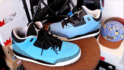 Comparison #2: Authentic Vs. Replica Powder Blue 3s !