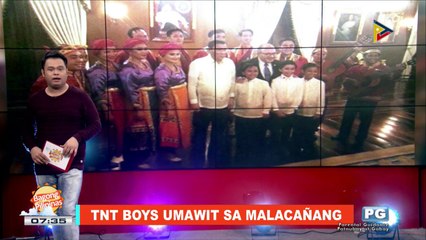 FIFIRAZZI: TNT Boys, umawit sa Malacañang; Heart Evangelista on twin pregnancy: We now have a little angel up there; Maine Mendoza, hinalikan ng wild fan; Finn Jones at Jessica Henwick, bibisita sa bansa