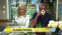 Här lär sig Jenny och Steffo nya trenddansen Flossa - Nyhetsmorgon (TV4)