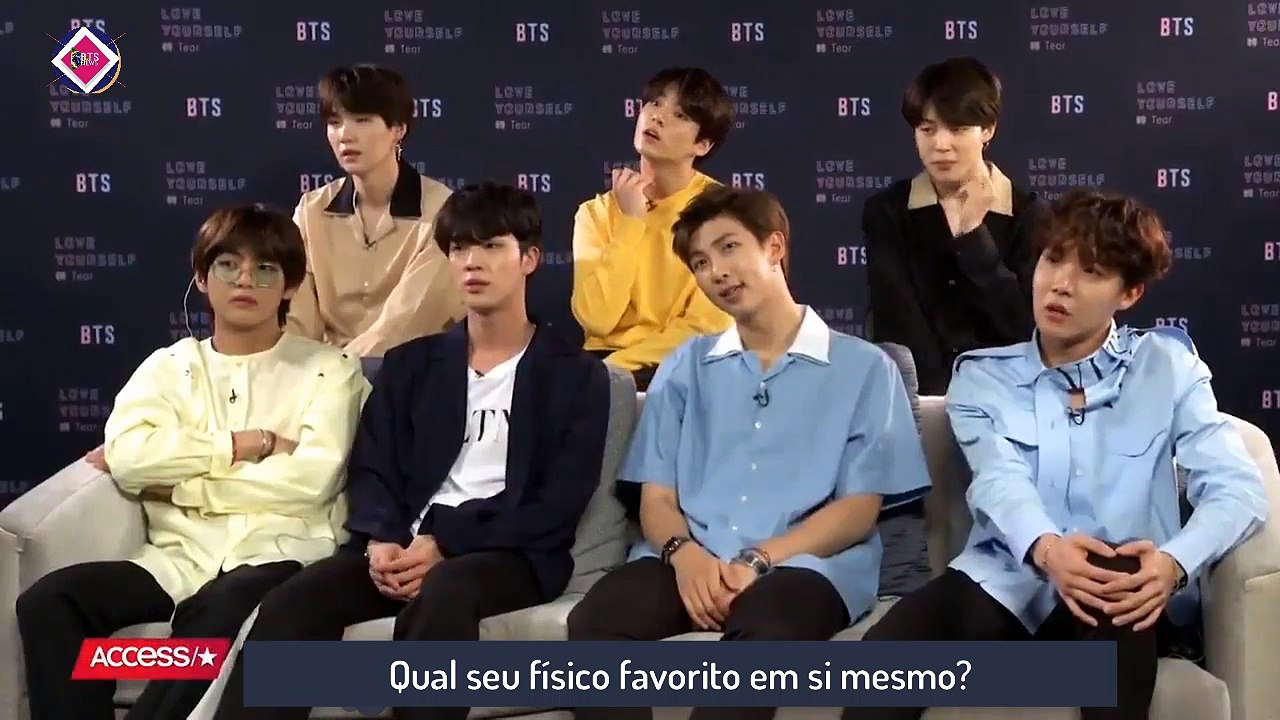 [BTS] Qual Característica física favorita em si mesmo? os meninos responderam para o programa Access