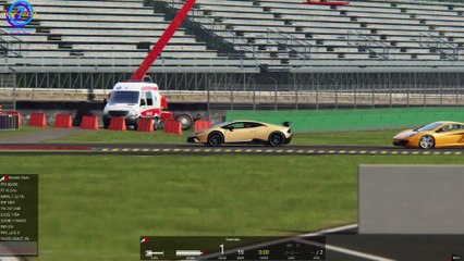 Assetto Corsa - practice race replay Lambo vs McLaren @Monza