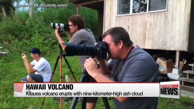 Hawaii's Kilauea volcano erupts with nine-kilometer-high ash cloud