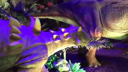 Giant Dinosaur Surprise T Rex at Discovery Cube Kid Museum Extreme Dinosaur Exhibit FamilyToyReview