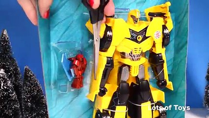 Transformers Robots in Disguise Power Surge Bumblebee and Mini Con Buzzstrike