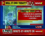 Second bus carrying Congress MLAs reaches Business Park, Bengaluru