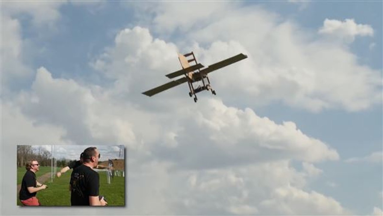 IKEA ist für alles gut: Youtuber bauen Flieger aus Stuhl