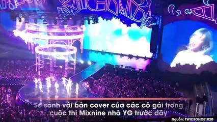 Cover hit khủng Really Really, Twice nhận được cơn mưa lời khen vì hát live tiến bộ