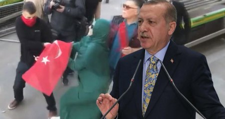 Erdoğan, İngiltere'de Türk Bayrağını Teslim Etmeyen Kadın ile Telefon Görüşmesini Anlattı: Bu Asrın Nene Hatunu
