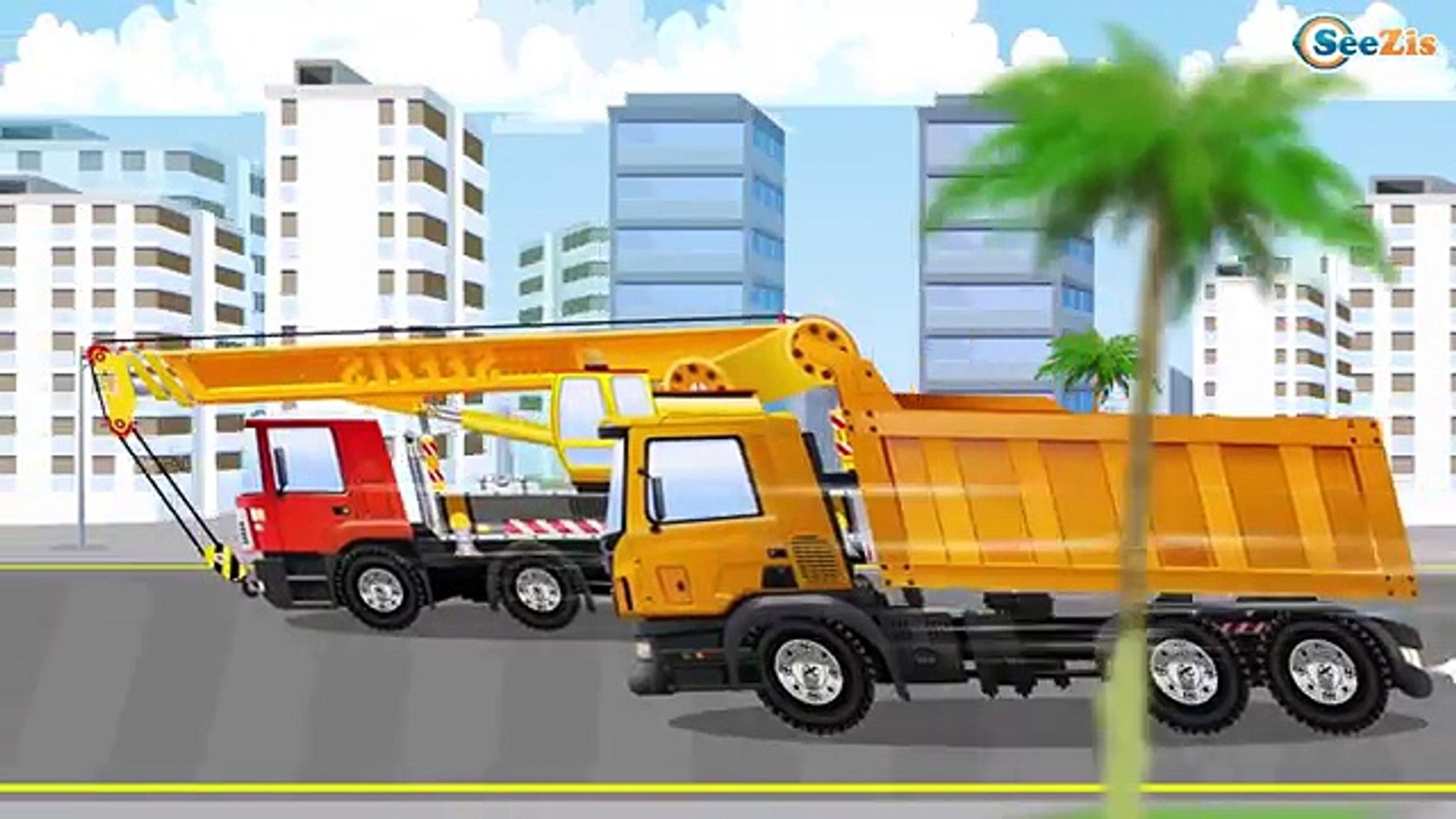 Camion poubelle, voiture de police, tractopelle | Compilation Pipo et sa  dépanneuse dessin - Dailymotion Video
