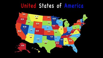 50 States Song for Kids/50 States and Capitals for Children/USA 50 States