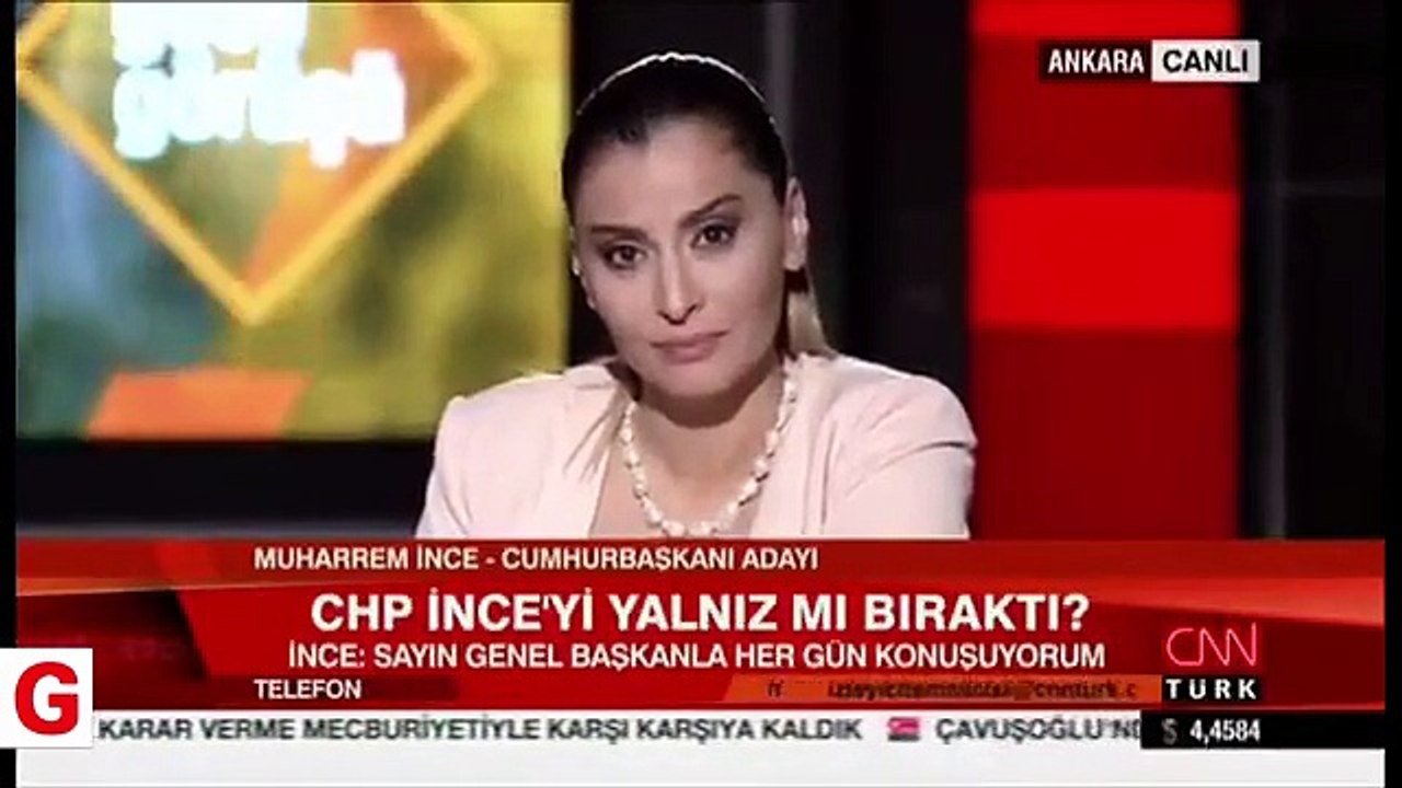 "Amerikalılar beni aradı" diyen Muharrem İnce sunucunun sorusunu duyunca telefonu kapattı