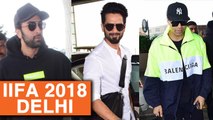 Ranbir Kapoor, Shahid Kapoor, Karan Johar Leave For IIFA 2018 Delhi Press Conference