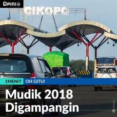 #1MENIT | Mudik  2018 Digampangin