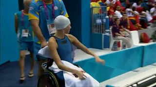 Swimming - Womens 50m Backstroke - S2 Final - London new Paralympic Games