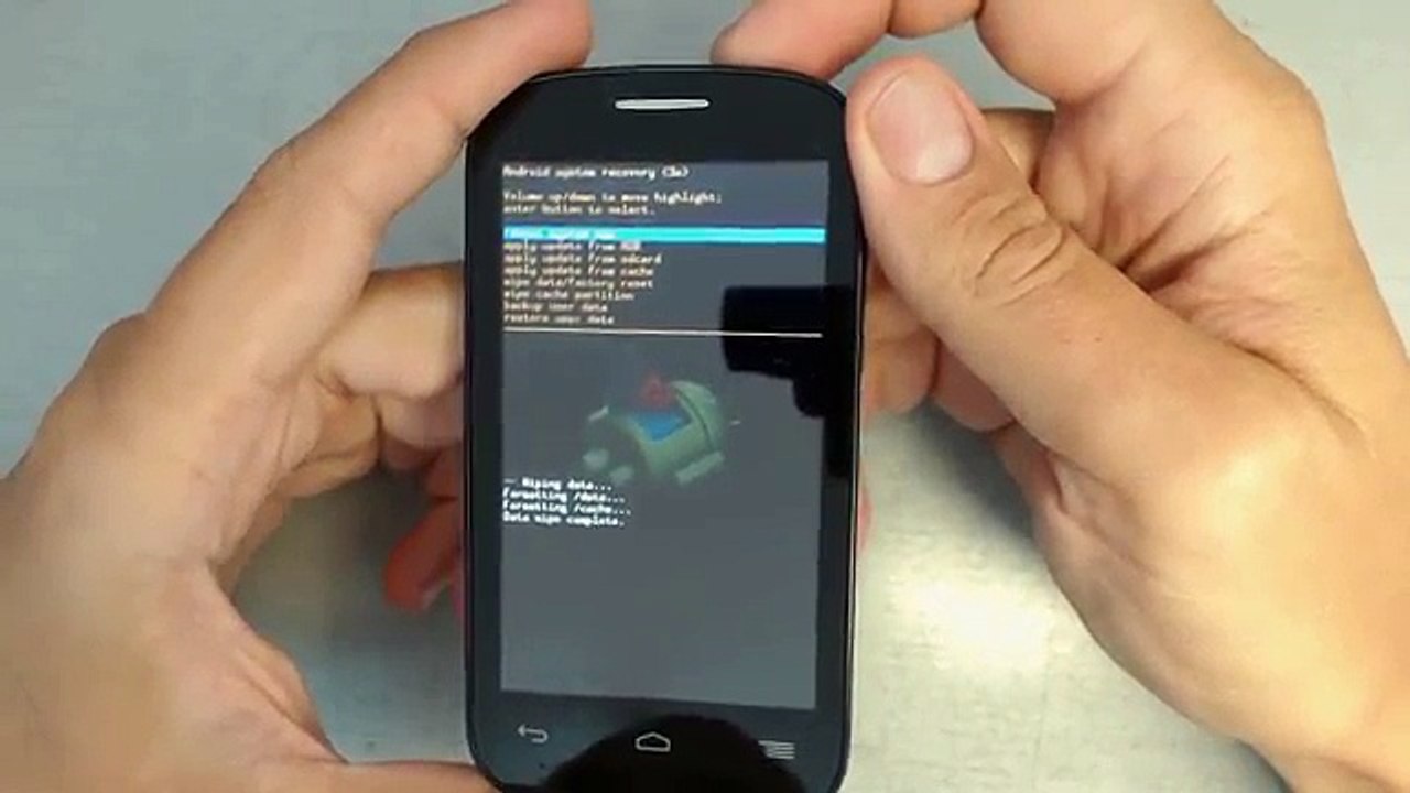 Alcatel One Touch Pop C3 4033X - How to unlock pattern lock by hard reset