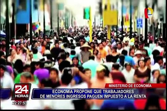 MEF propone que trabajadores de menores ingresos paguen impuesto a la renta