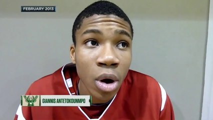 Check out what Giannis Antetokounmpo was saying in 2013 about playing in the NBA - May 18, 2018