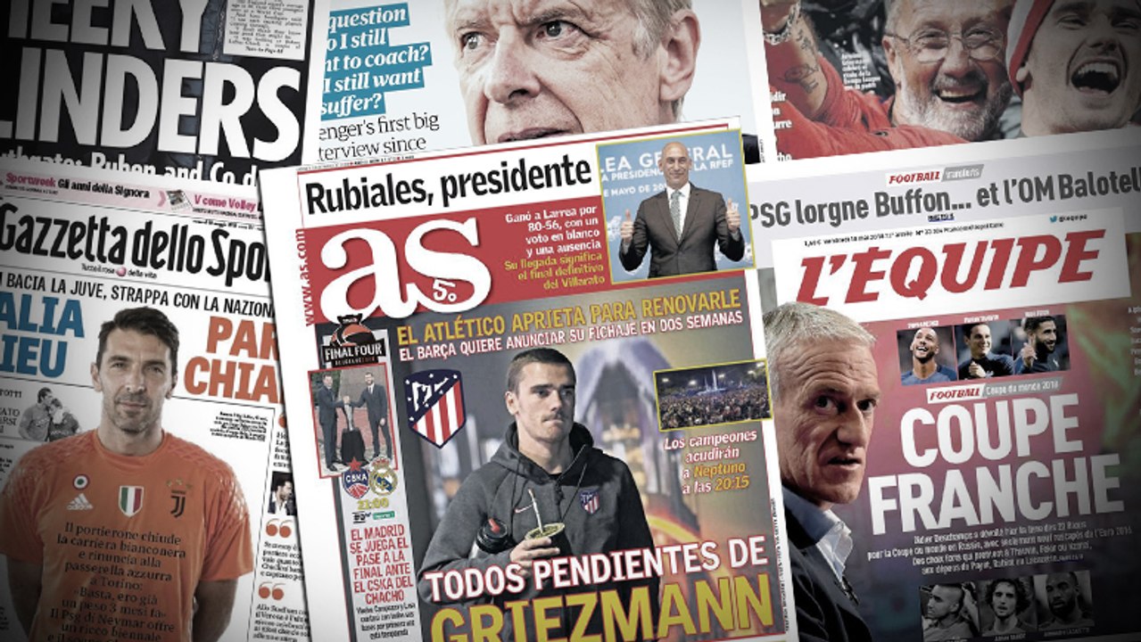 Le Barça fait le forcing pour Griezmann, Thierry Henry dans la short-list d'Arsenal