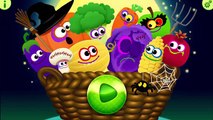 Funny Foods - Learn Names of Fruits and Vegetables - Educational Games for Kids