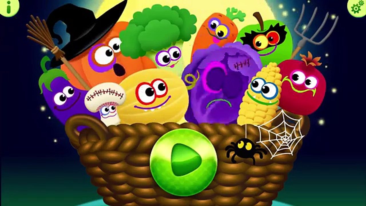 Funny Foods - Learn Names of Fruits and Vegetables - Educational Games for Kids