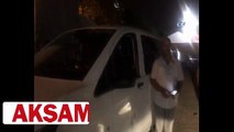 İstanbul�da taksiciler Uber sürücüsünü darp etti