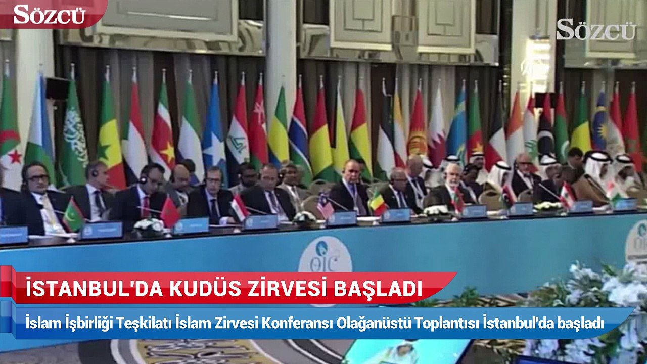 İstanbul'da Kudüs zirvesi başladı