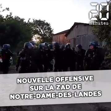 Nouvelle offensive matinale des gendarmes mobiles à Notre-Dame-des-Landes