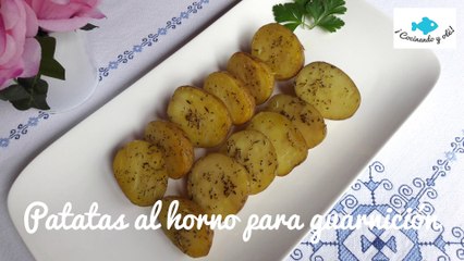 Patatas ligeras al HORNO para GUARNICIÓN