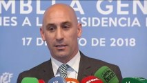 Luis Rubiales, nuevo presidente de la Federación Española de Fútbol