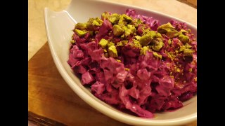 Beetroot Salad With Yogurt and Pistachio - FATO