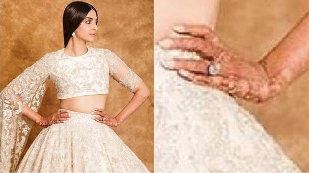 Sonam Kapoor's Wedding Ring's Cost Will Have Your Jaws Dropping