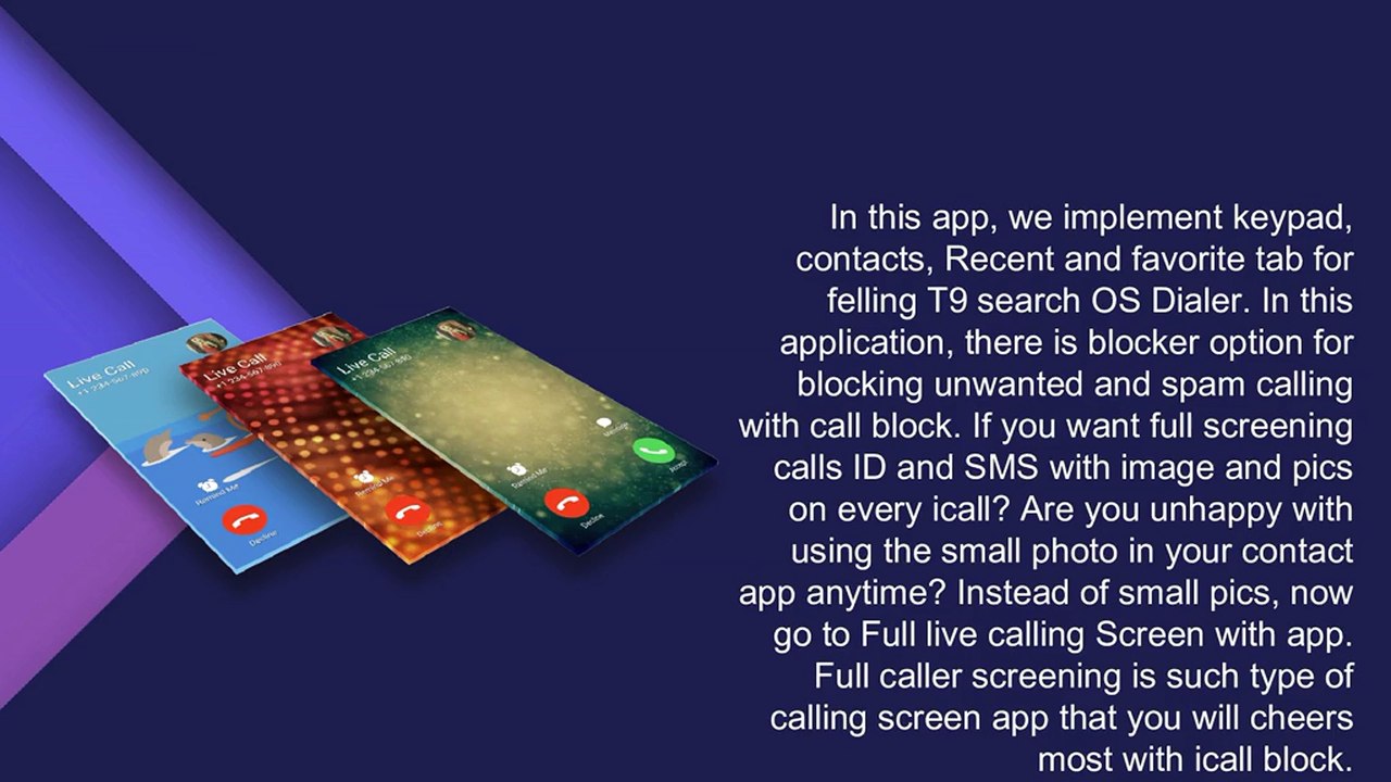 Live Call Screen