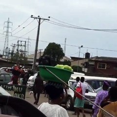 Happening Now!!!! Simple man climbs high tension wire without safety
