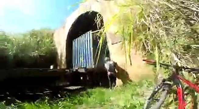 VTTistes vs Train dans un tunnel