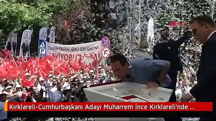Kırklareli-Cumhurbaşkanı Adayı Muharrem İnce Kırklareli'nde Konuştu-1