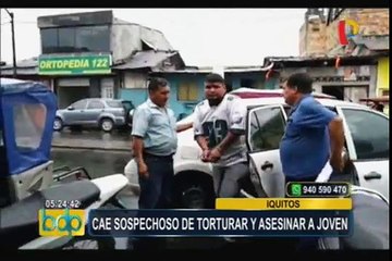 Iquitos: capturan a sospechoso de crimen de joven torturada