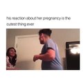 Husband Reaction on her Pregnancy is the Cutest thing Ever